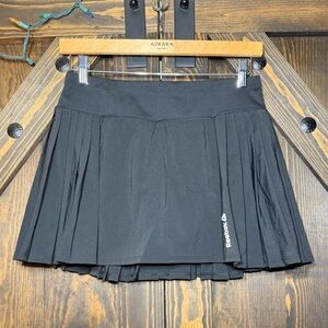 Reebok Black Pleated Tennis Skort Medium